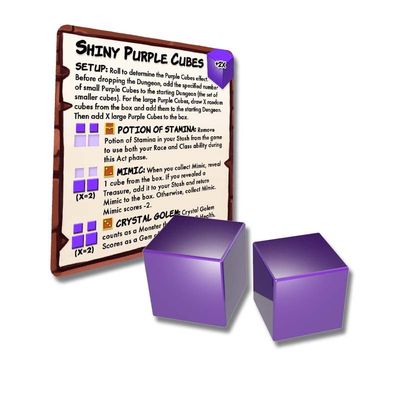 Mysterious Shiny Purple Cubes - Phase Shift Games